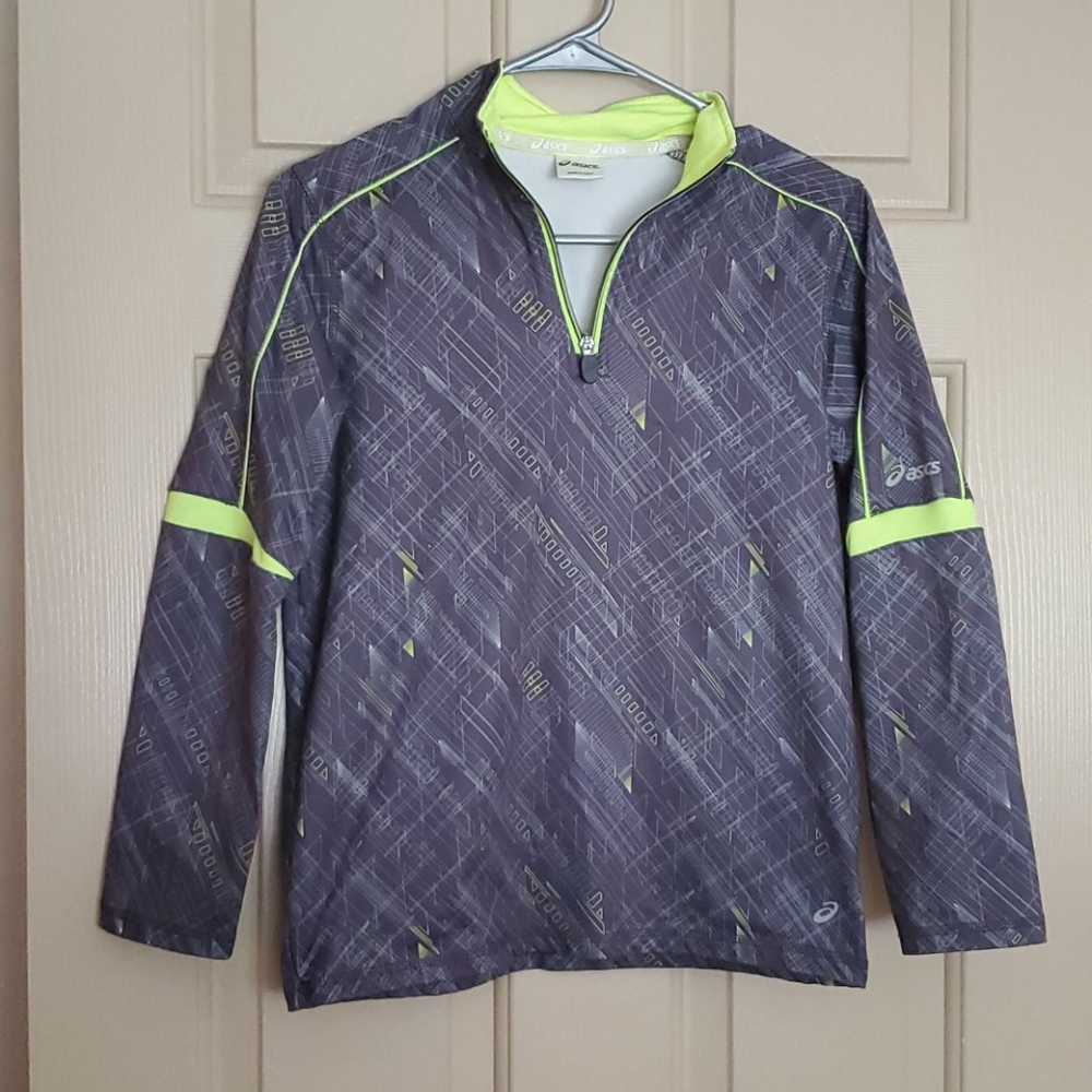 ASICS quarter zip athletic jacket